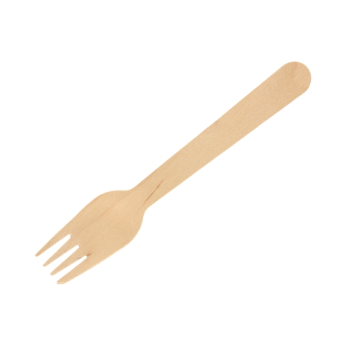 Widelec drewniany 16cm (100)