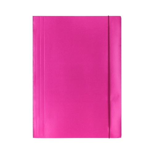 Teczka gumka A4 różowa 300g Barbara