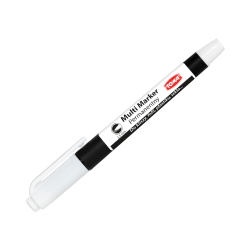 Marker permanentny 2.5 biały Toma TO33202