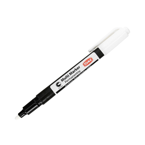 Marker permanentny 2.5 biały Toma TO33202