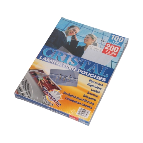 Folia laminacyjna A4 100mic Argo 100 arkuszy w opakowaniu
