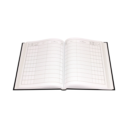 Książka korespondencyjna A4/200 czarna TO KIN