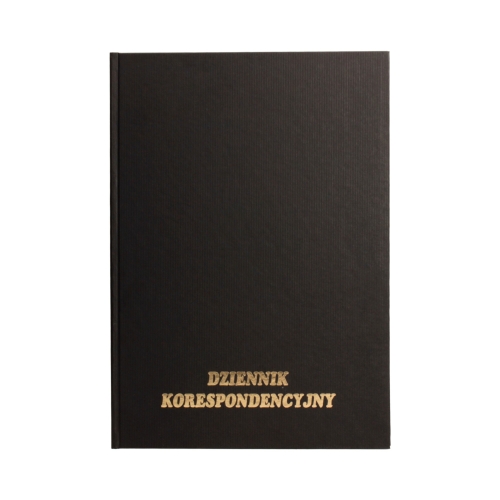 Książka korespondencyjna A4/96 czarna TO KIN