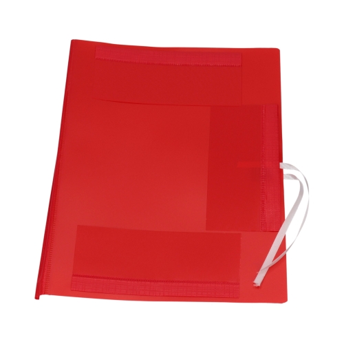 Teczka wiązana A4/PP czerwona Biurfol