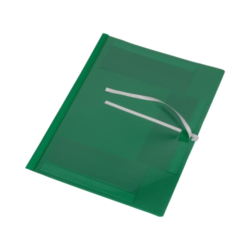 Teczka wiązana A4/PP zielona Biurfol
