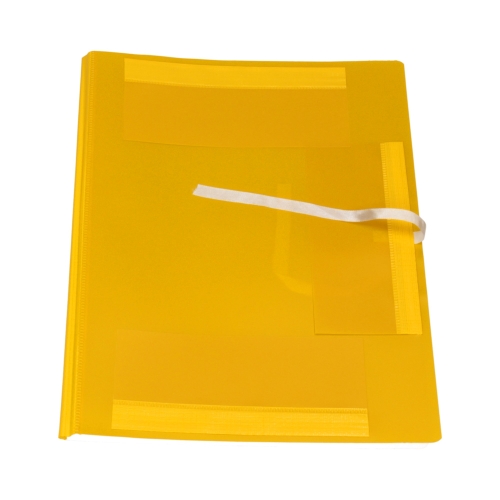Teczka wiązana A4/PP żółta Biurfol