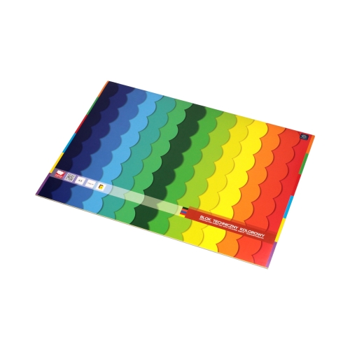 Blok techniczny A3/10 kolorowy Interdruk