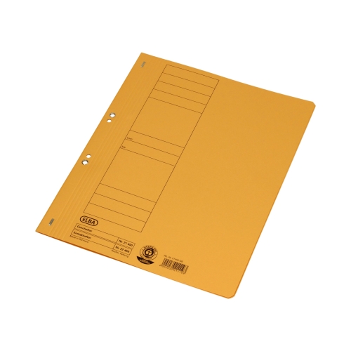 Skoroszyt oczko A4 1/1 żółty Elba 21450GB