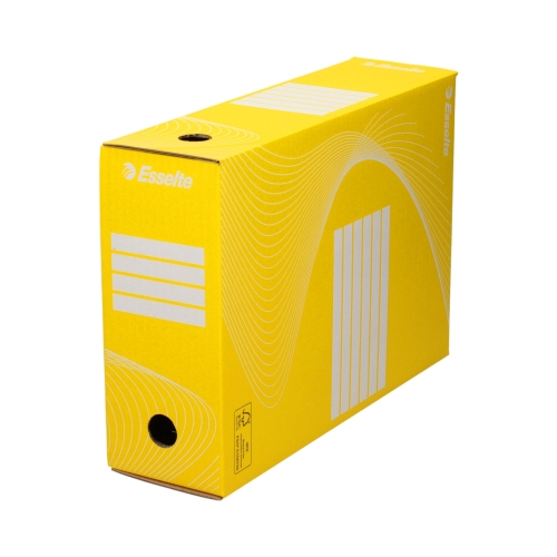 Pudło archiwizacyjne 350x250x100 żółte Boxy 128423