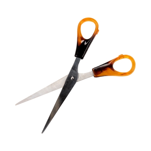 Nożyczki 15.5cm bursztynowy uchwyt Grand