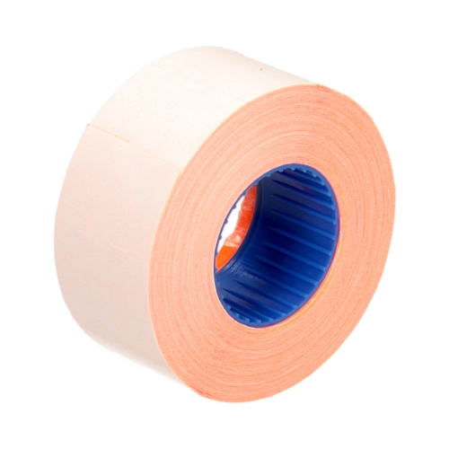 Taśma metkownica 26x16 2rzędowa prosta pomarańczowa  - 700 etykiet