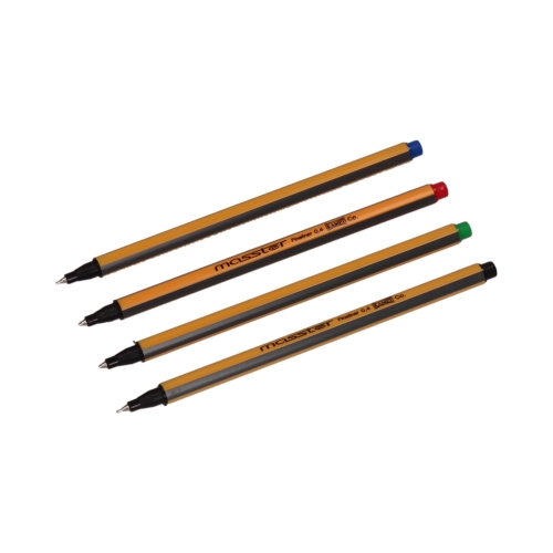 Cienkopisy 0.4mm 4kol Kamet Masster