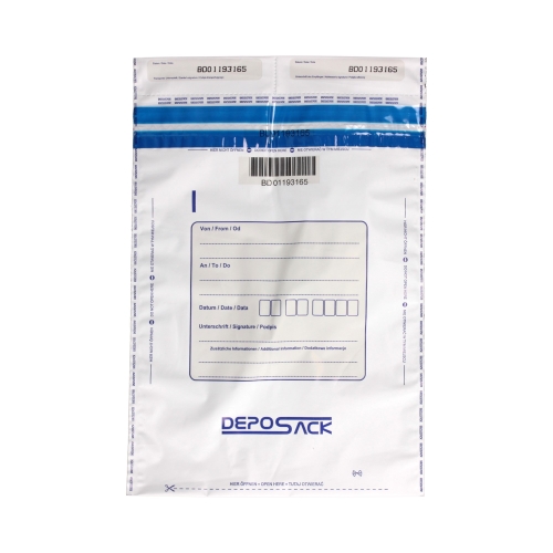 Koperty bezpieczne B5 białe HK Deposack