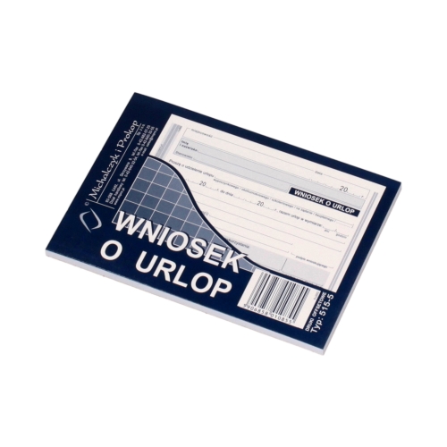 Wniosek urlopowy A6 offset MP 515-5