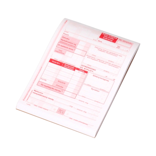 Rozliczenie zaliczki MP 409-5