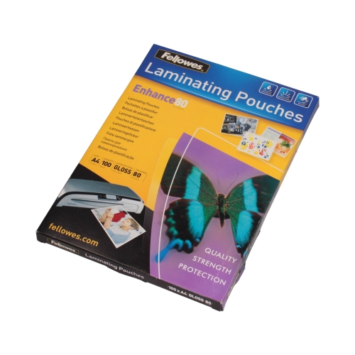 Folia laminacyjna A4 80mic Fellowes (100)