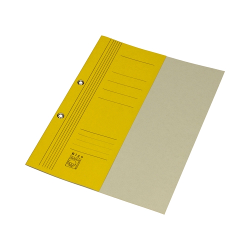 Skoroszyt oczko A4 1/2 żółty Bigo