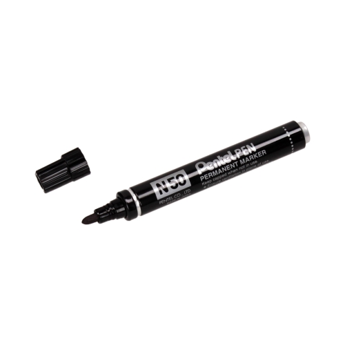 Marker permanentny 1.5mm czarny okrągły Pentel N50