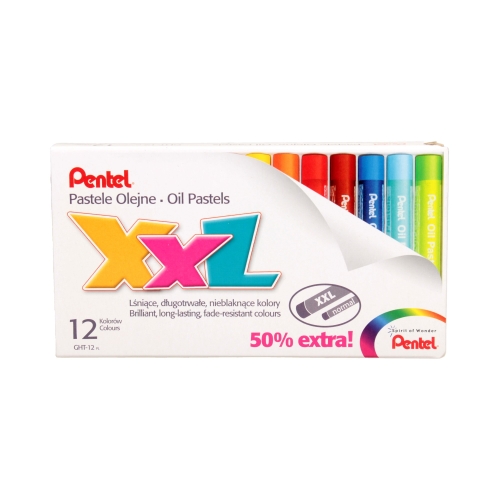 Pastele olejne 12kol XXL Pentel