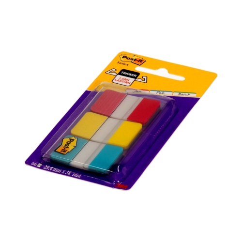Zakładki indeksujące 25x38/22 żółte/czer/nieb
