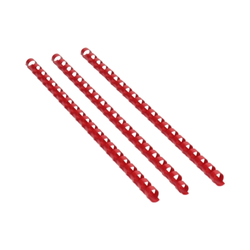 Grzbiet plastikowy 10mm czerwony 65k Argo