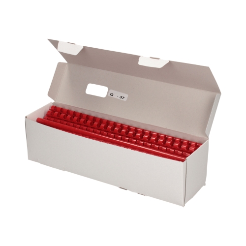 Grzbiet plastikowy 10mm czerwony 65k Argo