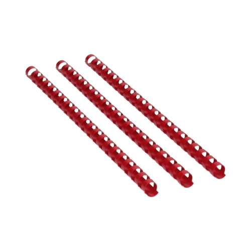 Grzbiet plastikowy 12,5mm czerwony 105k Argo