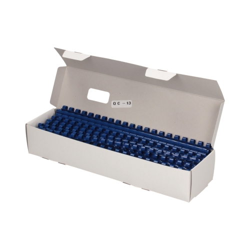 Grzbiet plastikowy 8mm niebieski 45k Argo