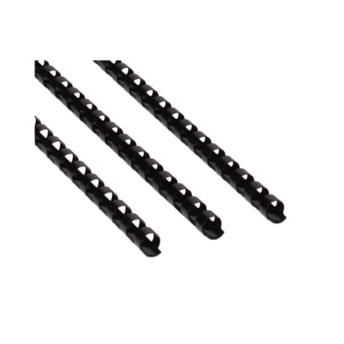 Grzbiet plastikowy 10mm czarny 65k Argo