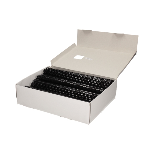 Grzbiet plastikowy 16mm czarny 145k Argo