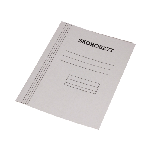 Skoroszyt zwykły A4 1/1 biały 280g Kiel-Tech