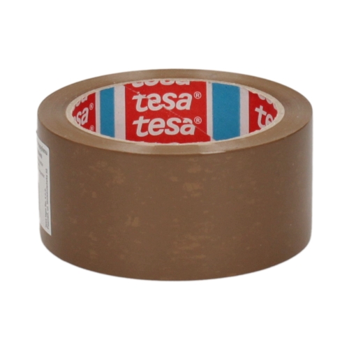 Taśma klejąca 48mmx66m brązowa kauczukowa Tesa