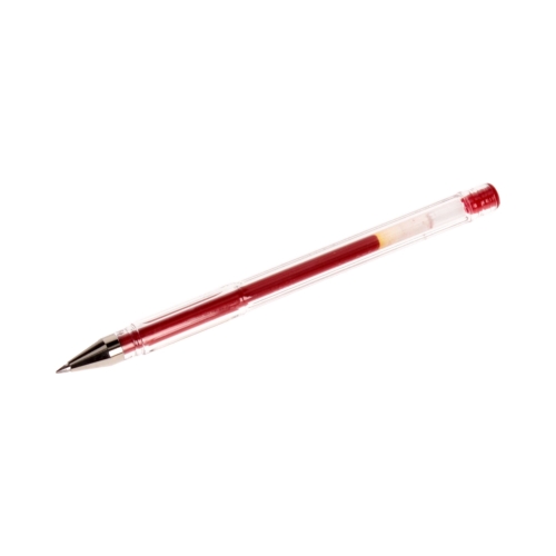 Długopis żelowy 0.30mm czerwony Uni UM100
