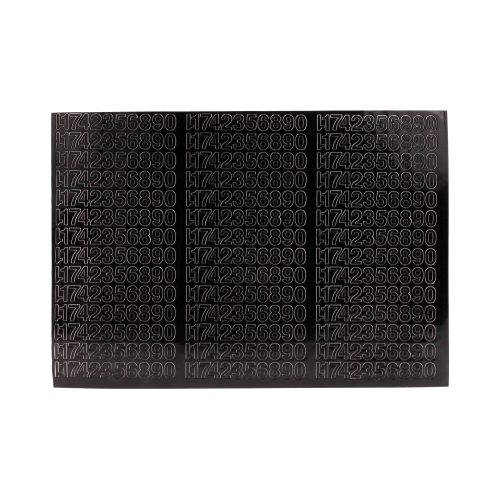 Cyfry samoprzylepne 10mm czarne