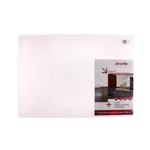 Mata biurko 440x630 przeźroczysta kieszonka Bantex