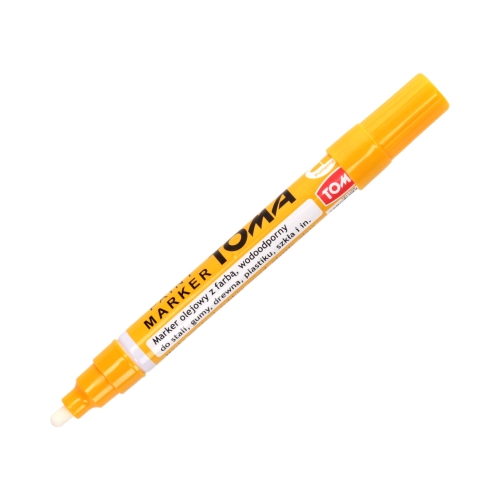 Marker olejowy 2.5mm żółty okrągły Toma TO440