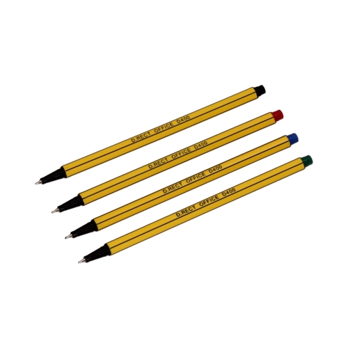 Cienkopis 0.4mm 4kol D'Rect