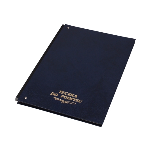 Książka podpis 10k niebieska Warta