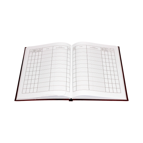 Książka korespondencyjna A4/96 bordowa Warta