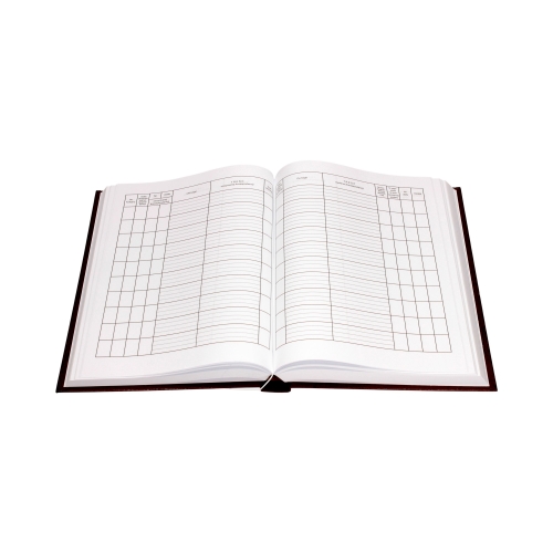 Książka korespondencyjna A4/300 brązowa Warta