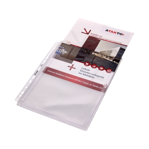 Koszulki groszkowe/klapk A4 180mic Katalog