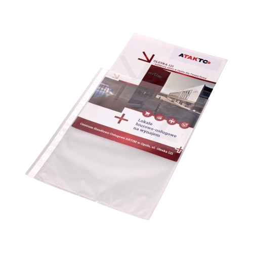 Koszulki groszkowe A4 folia 50mic