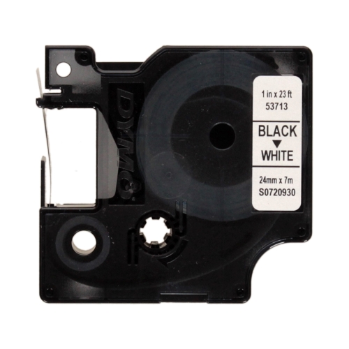 Taśma 24mmx7m czarno/biała Dymo 53713