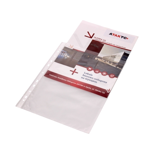 Koszulki groszkowe A4 (100)/folia Esselte 16690