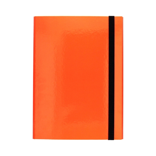 Teczka skrzydłowa gumka pomarańczowa 50mm Caribic