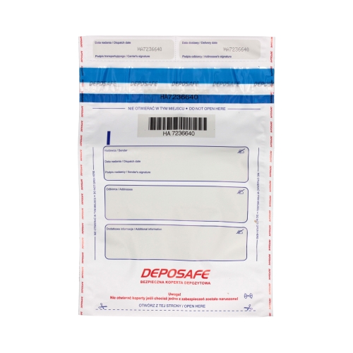 Koperty bezpieczne B5 białe HK DepoSafe