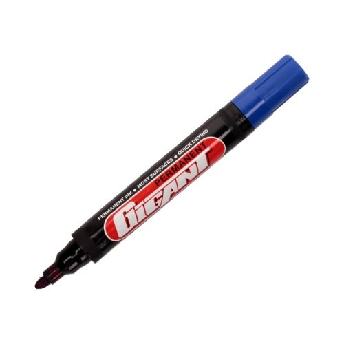 Marker permanentny 1.0-5.0mm niebieski ścięty Kamet Gigant