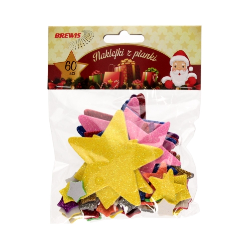 Naklejka ozdobna pianki Gwiazdki Brewis (60)
