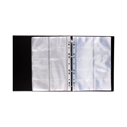 Wizytownik alfabetyczny 400w granatowy Visifix