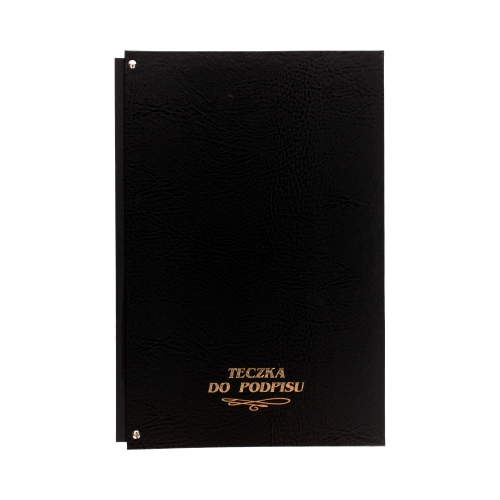 Książka podpis 10k czarna Warta